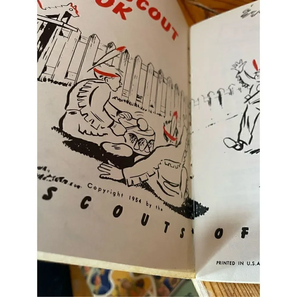 1950s Wolf Cub Scout Book